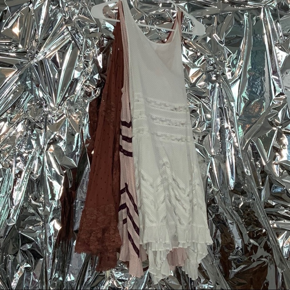 3pk Free People intimately trapeze swing dresses